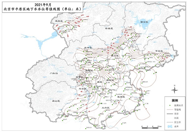 永定河生态补水影响区域地下水动态周报(2021年第2期)