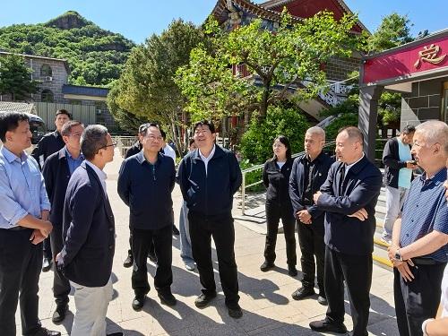 泃河（蓟运河）市级流域河长前往平谷区开展“蹲点式”防汛调研检查