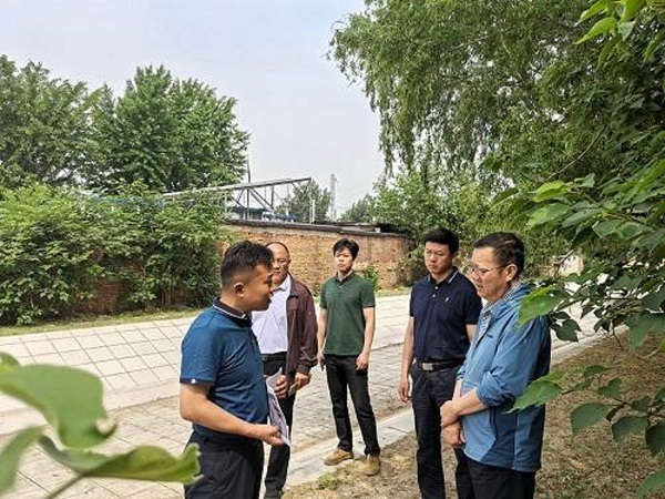 现场检查积水点备汛工作.jpg